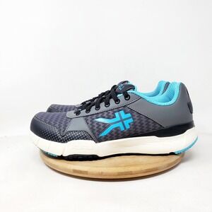 KURU Shoes Womens 7.5 Quantum Grey Blue Walking Hiking Sneaker Plantar Fasciitis